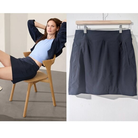 Athleta | Brooklyn Mid Rise 16" Skort In Navy - Picture 1 of 15